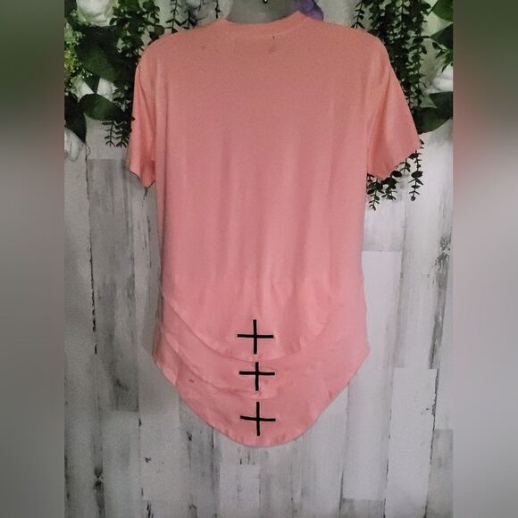 Homme + Femme LA Triple Layer Shirt in Pink - Picture 10 of 14